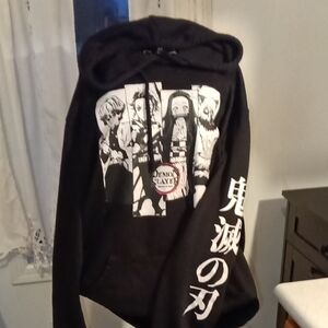 Black Graphic Hoodie